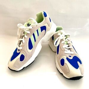 NIB Men’s Adidas Yung-1 Glow Green Sneakers
